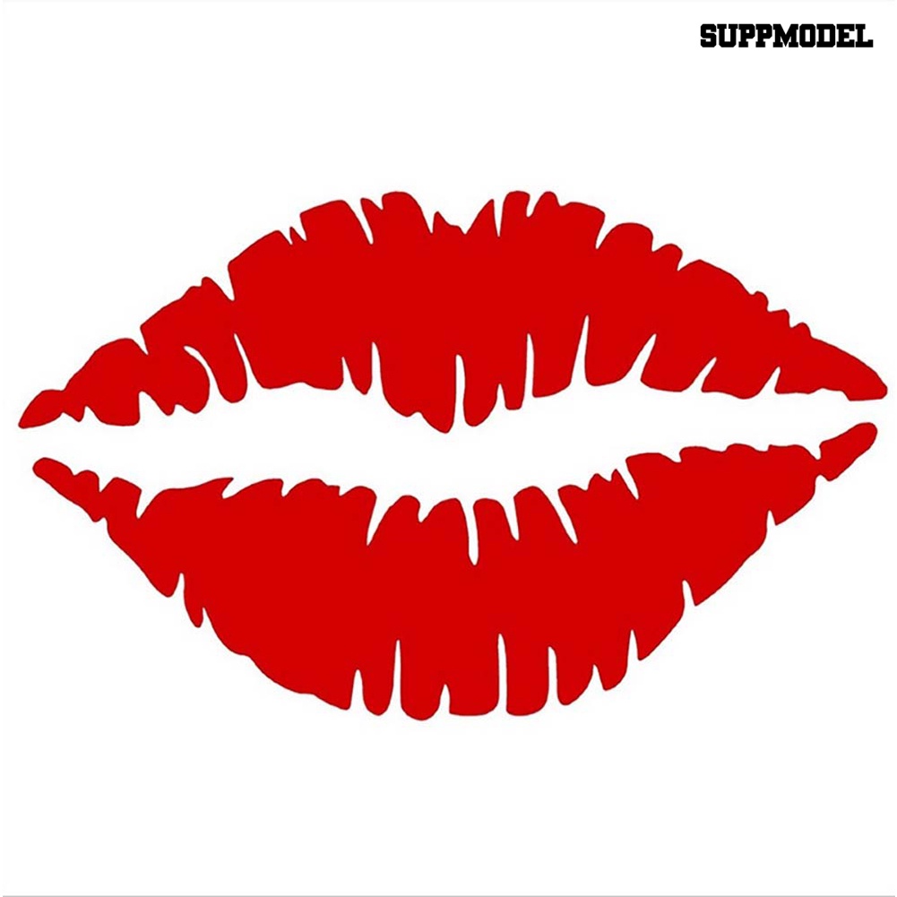 Stiker Reflektif Motif Bibir Sexy Untuk Dekorasi Bodykaca Mobillaptop