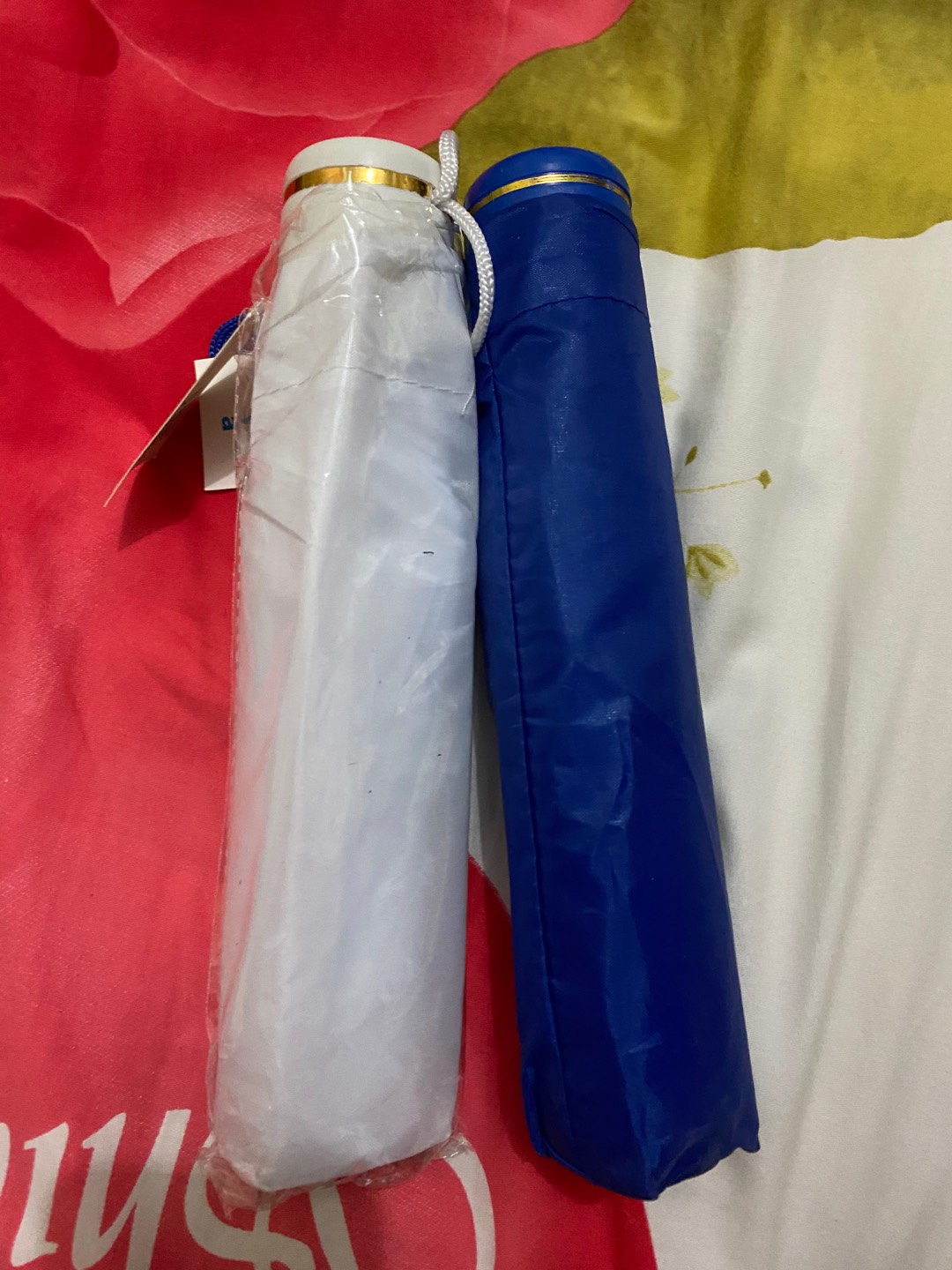 Tabasa Payung Lipat Putih Polos Sablon