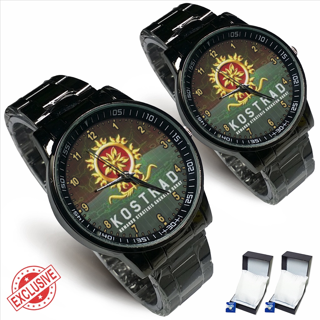 Jam Tangan Rantai Couple TNI KOSTRAD - 1 (Limited Edition)