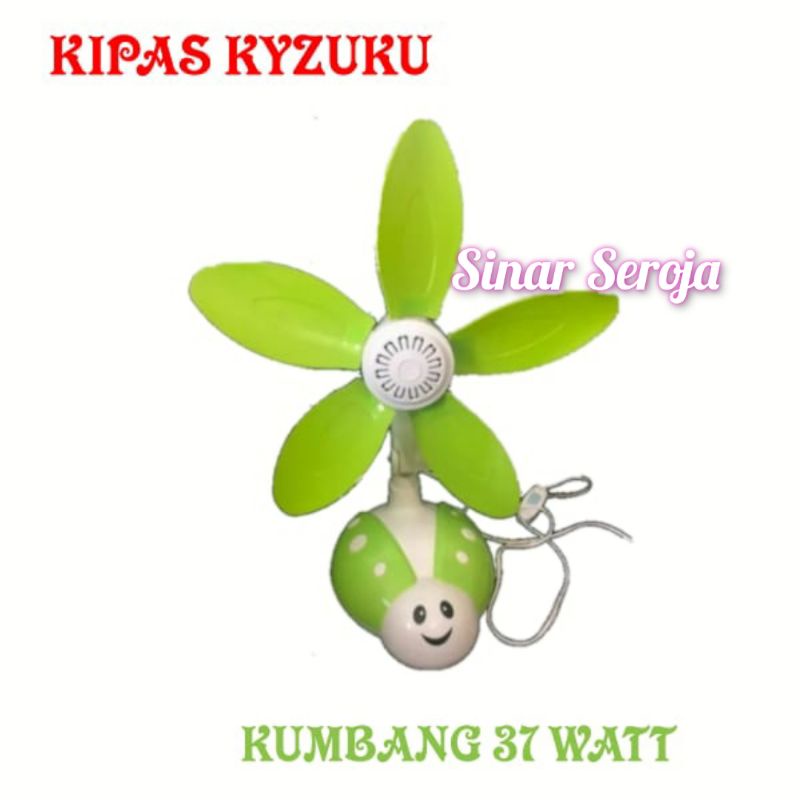 Kipas Angin KYZUKU Karakter Dinding / Jepit  / Meja 18 Watt 29 Watt 36 Watt 37 Watt 39 Watt  Murah Bagsu