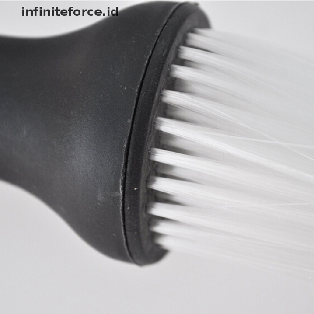 (Infiniteforce.Id) Sikat Pembersih Leher Warna Hitam Untuk Salon / Barber