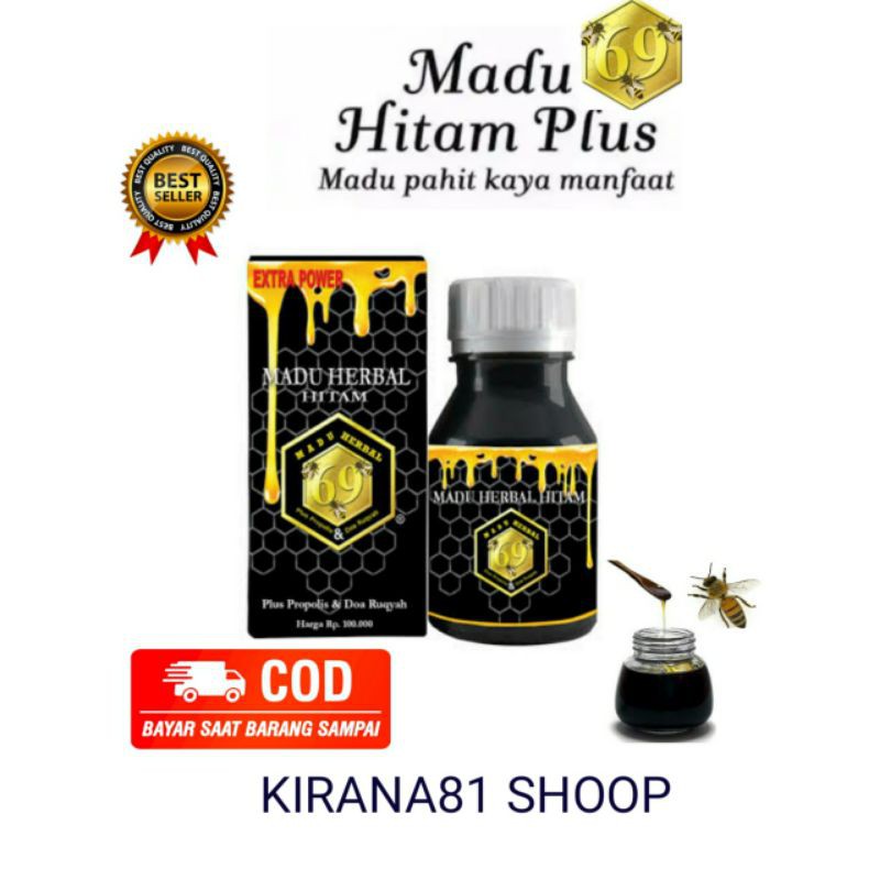 Madu Hitam Pahit Herbal 69 Propolis