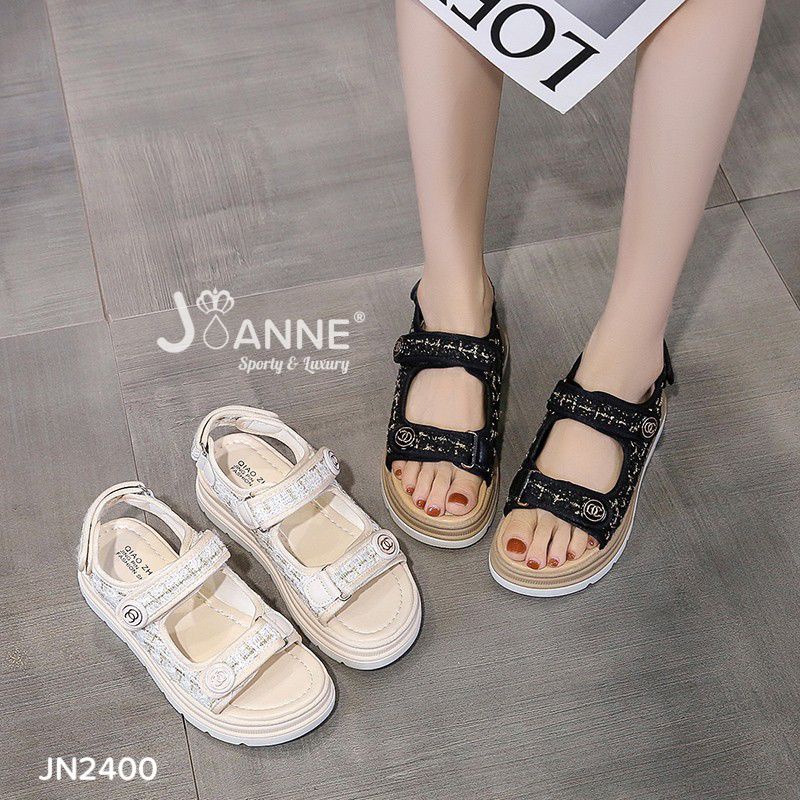 JOANNE Wedges Sandal Gunung #JN2400 ORIGINAL