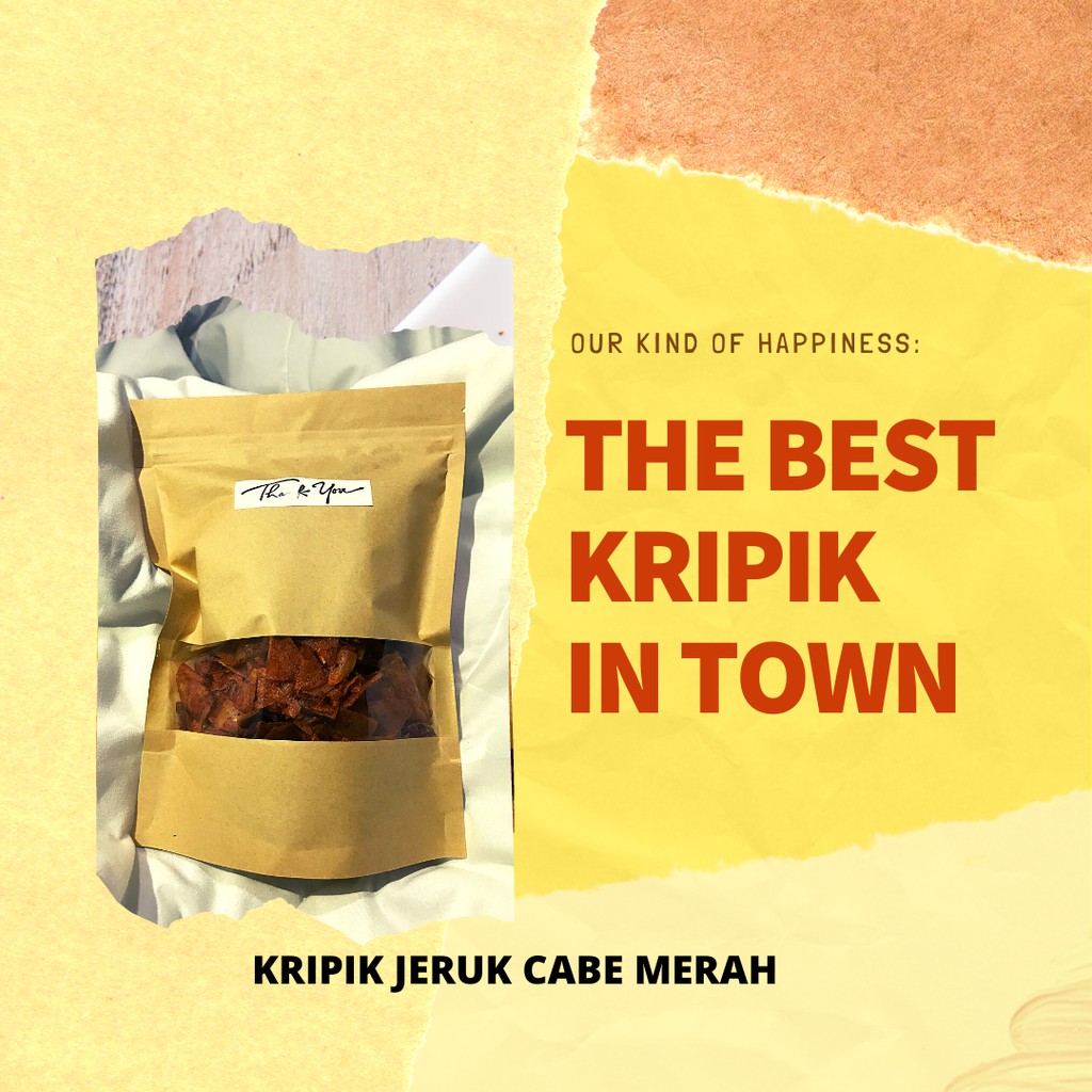 

Keripik Jeruk Cabe Merah (200 Gram) MAICHI BANGET !!