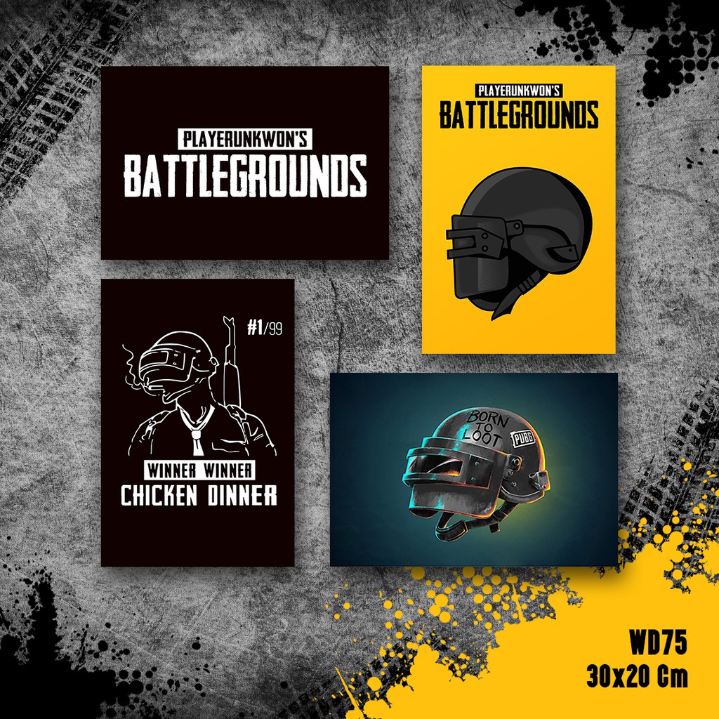 Dekorasi dinding wall decor Game Gamers - WD75
