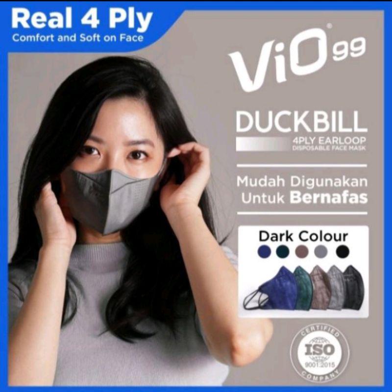 Masker vio Duckbill 4ply