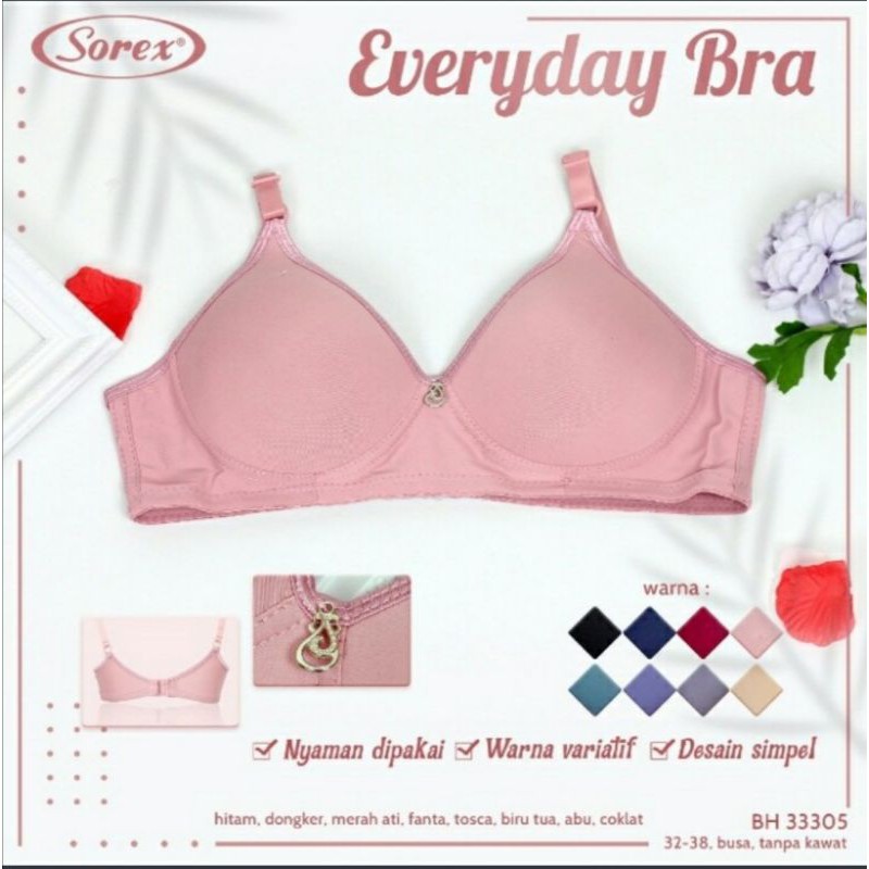 Bra BH Sorex 33305 Cup A Bra busa tanpa kawat