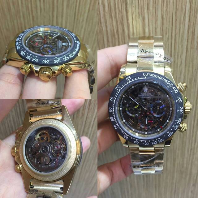 Jam tangan PRIA ROLEX DAYTONA MONTOYA AUTOMATIC PREMIUM