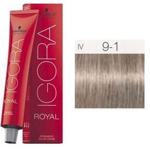 Cat Rambut Igora Royal Grey Blonde - Abu - Ash - Silver Grey 9.1