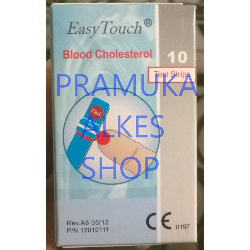 JUAL STRIP KOLESTEROL EASY TOUCH MURAH. PRAMUKA ALKES SHOP