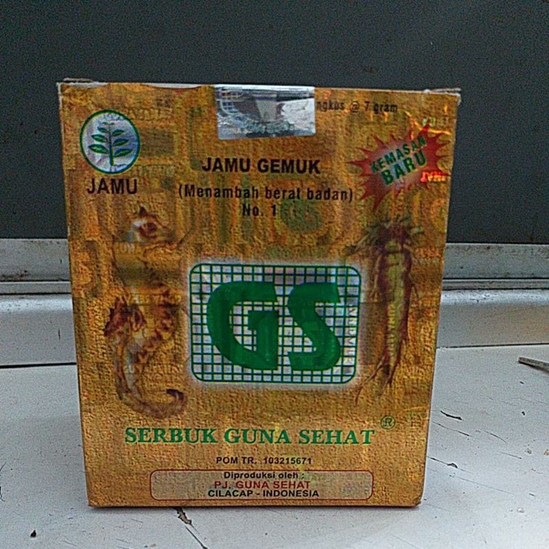 

Jamu seduh GS 1 Guna sehat 1 original