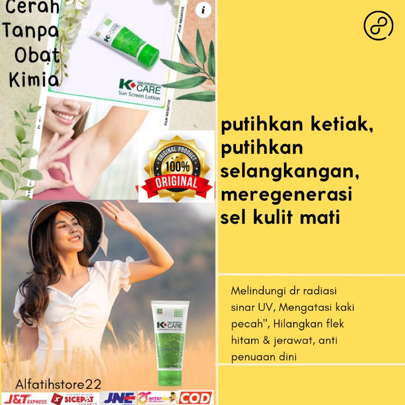 K-SUN SCREEN ORIGINAL K-LINK | PUTIHKAN KETIAK HITAM | ATASI selangkangan hitam | HILANGKAN flek hit