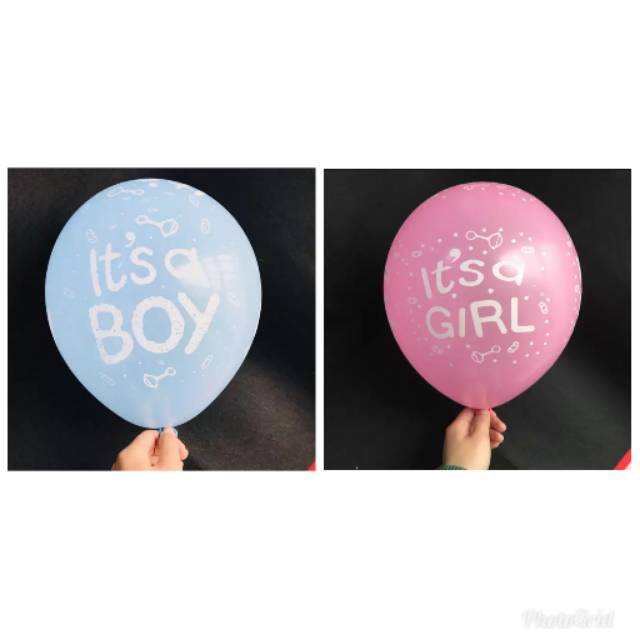 Balon latex baby shower/baby boy/baby girl/bayi