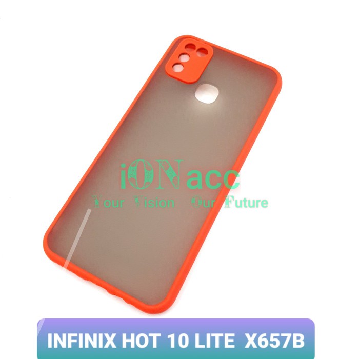 ION CASE MY CHOICE INFINIX HOT 10 LITE X657B-HARDCASE DOVE TPU MACARON