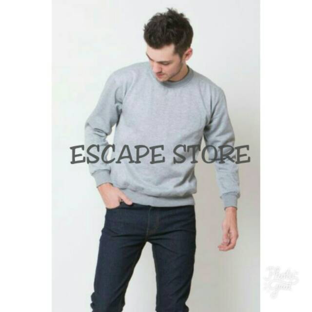 Sweater Polos Basic Cotton Fleece