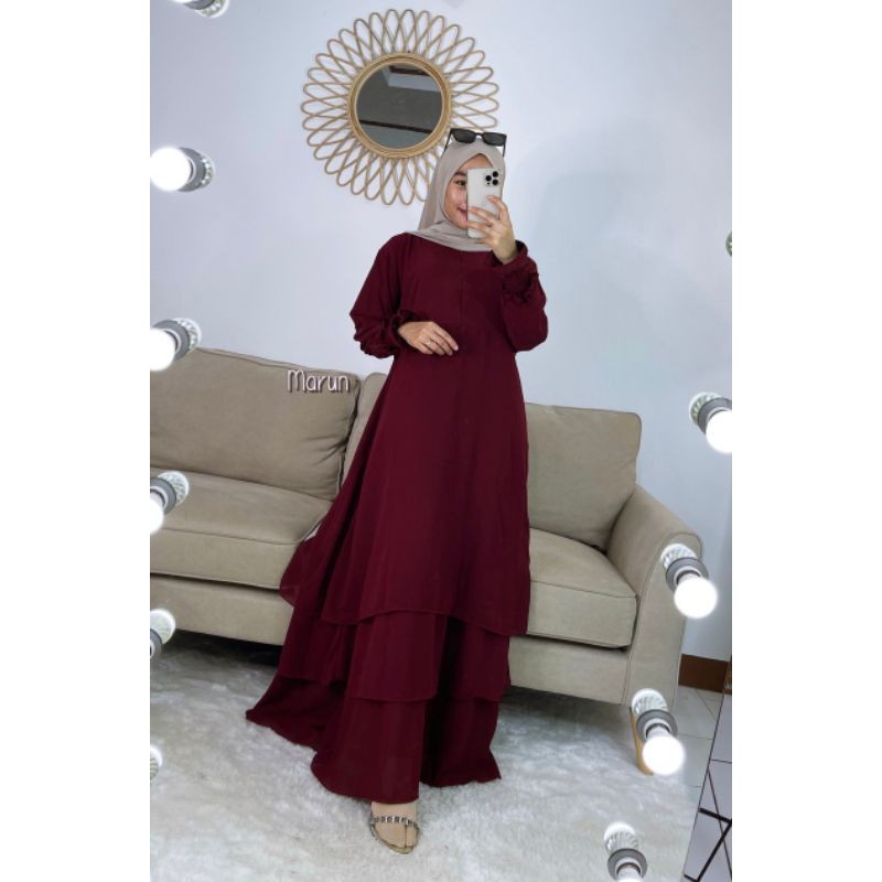 gamis Malaysia polos