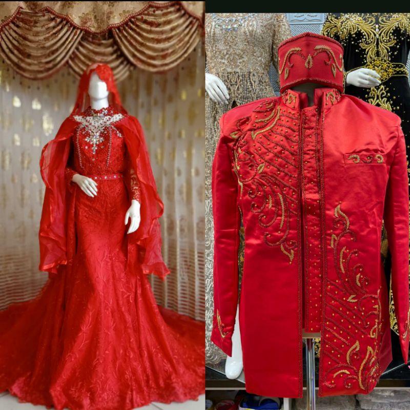 GAUN WEDDING SLIM COUPLE//GAUN SLIM BEREKOR//BESKAP