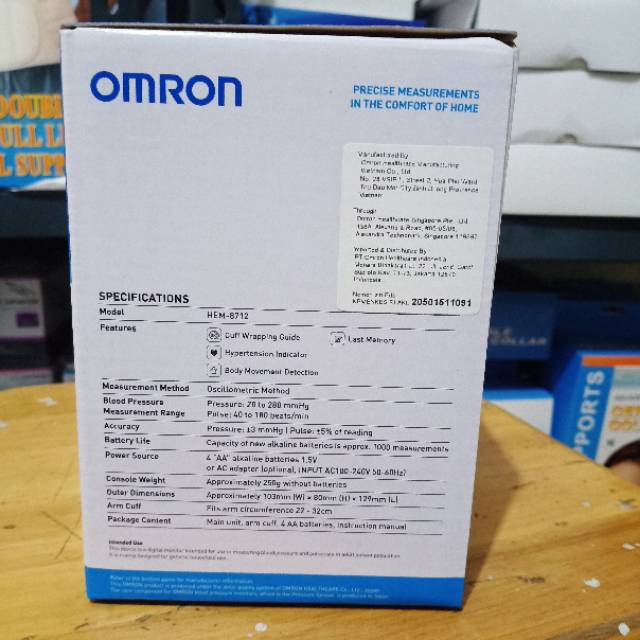 Tensi Meter Digital Omron HEM 8712