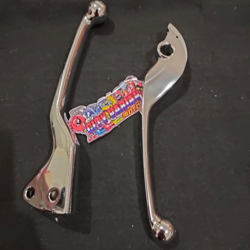 Handle Handel rem standar 1set Chrome Crome Beat New Fi Esp Vario 110 125 150 Scoopy new Mio Xeon