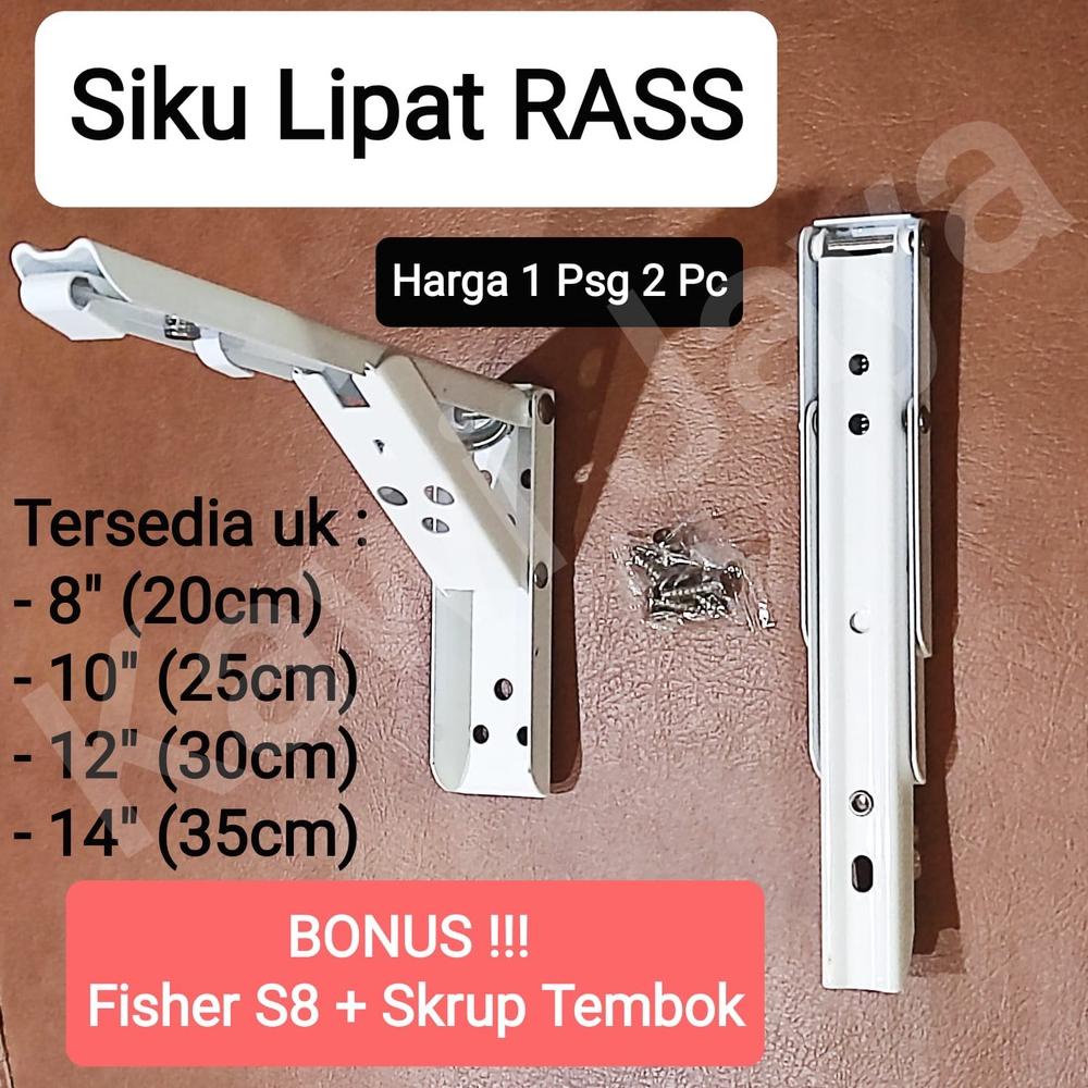 Jual Siku Lipat Fold Bracket Meja Rias Laptop Rak Portable Engsel Sikutan Wallshelf Shelving