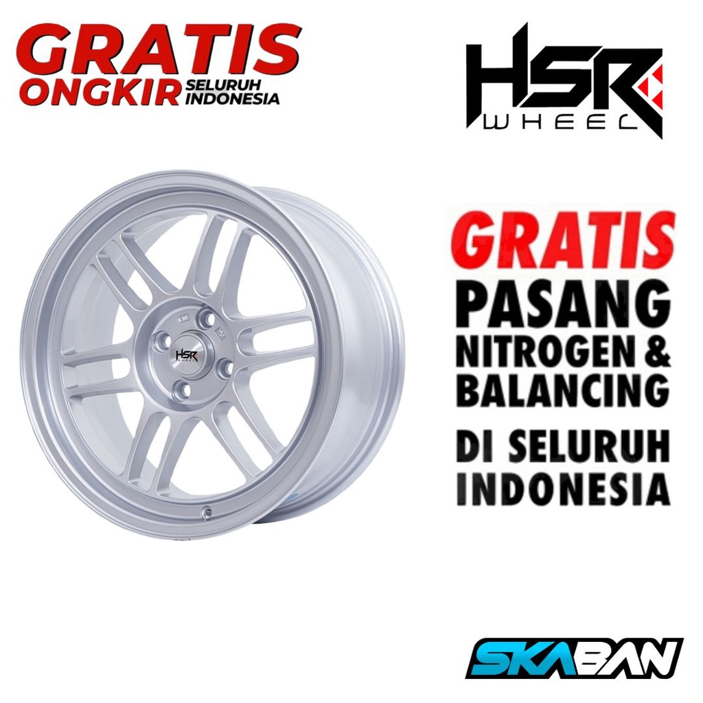 VELG MOBIL RING 17 KUMAMOTO 6023 HSR R17X75 H4x100 ET35 SILVER