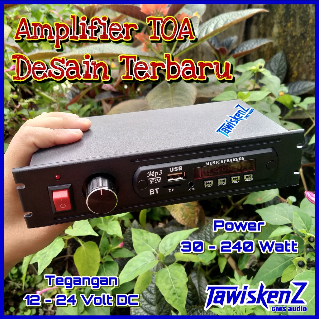 Jual Amplifier TOA Desain Terbaru, Bisa Buat Jualan, Bisa Buat Di Rumah ...