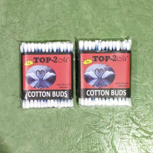 Cotton buds pembersih telinga ekonomis isi 30an pcs