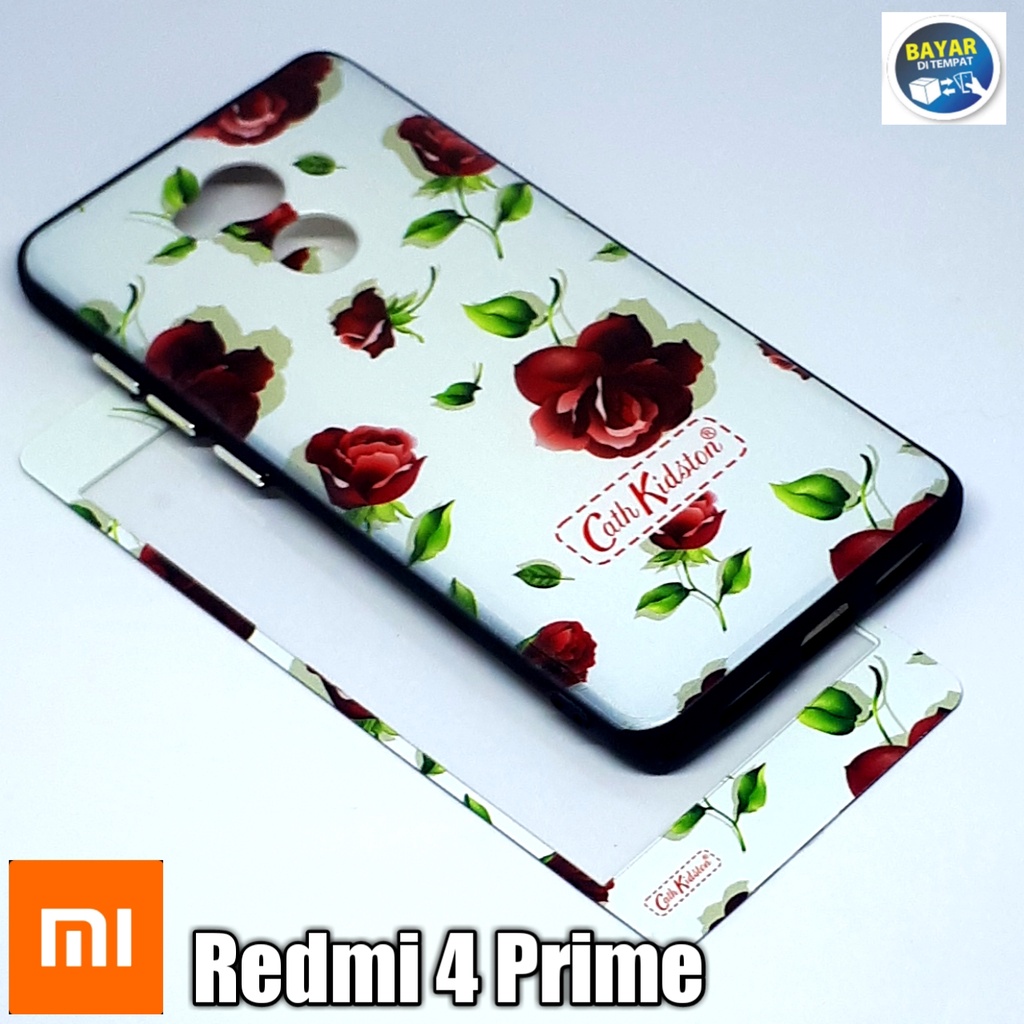 Casing Xiaomi Redmi 4 Prime Case 360 CK + Tempered Glass