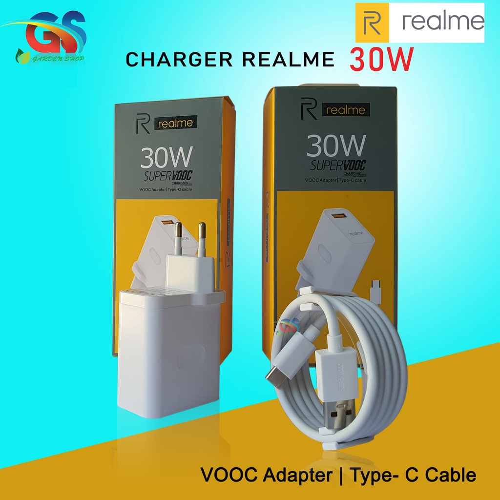 CHARGER REALME type C ORIGINAL / REALME 5PRO 6 7 PRO NARZO X2 X3 SUPER ZOOM VOOC FAST CHARGING 30W