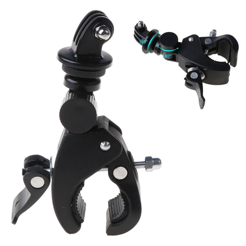 btsg Camera Tripod Mount+Adapter Handlebar Clamp Roll Bar For GoPro Hero 1 2 3 3+ New