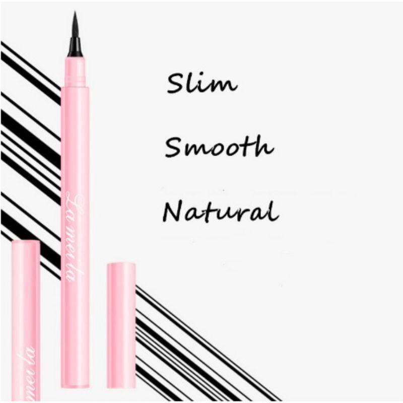 EYELINER PEN TINTA ANTI AIR / EYELINER SPIDOL WATERPROOF LAMEILA PINK