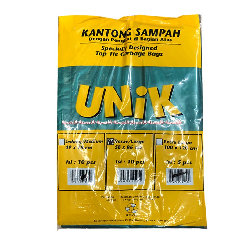 Unik Kantong Sampah Abu Abu Hijau 58x86cm Dengan Pengikat Tali Atas Bagian Plastic Trash Bin Unique Garbage Trash Bags Plastic Bag Plastik Sampah