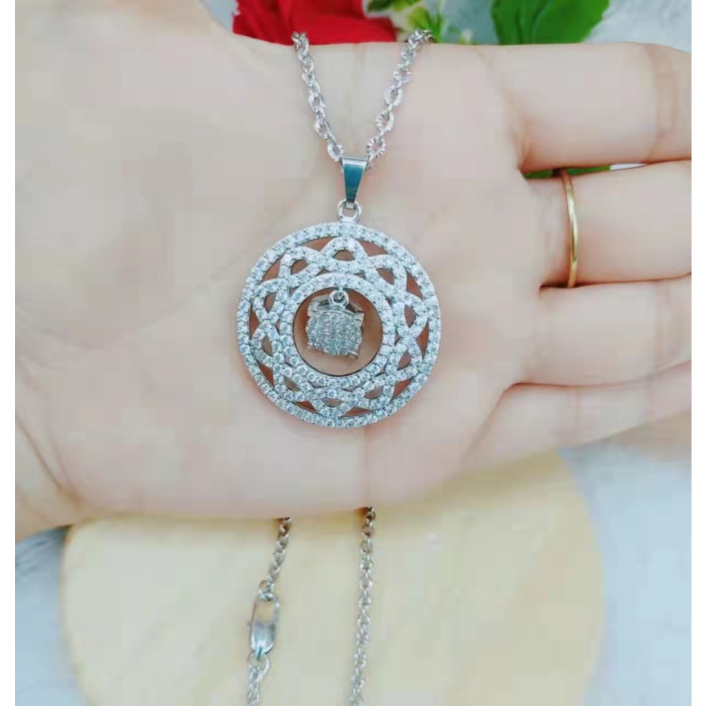 Kalung Xuping Mata Full Lapis Emas Perhiasan Fashion L37