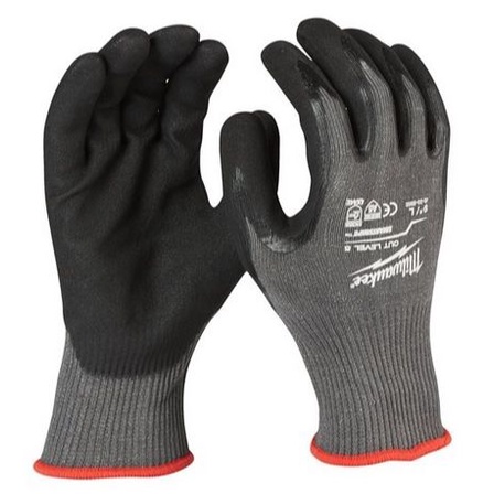 MILWAUKEE Sarung Tangan Kerja Dipped Gloves Cut Level 5 - L (8952)