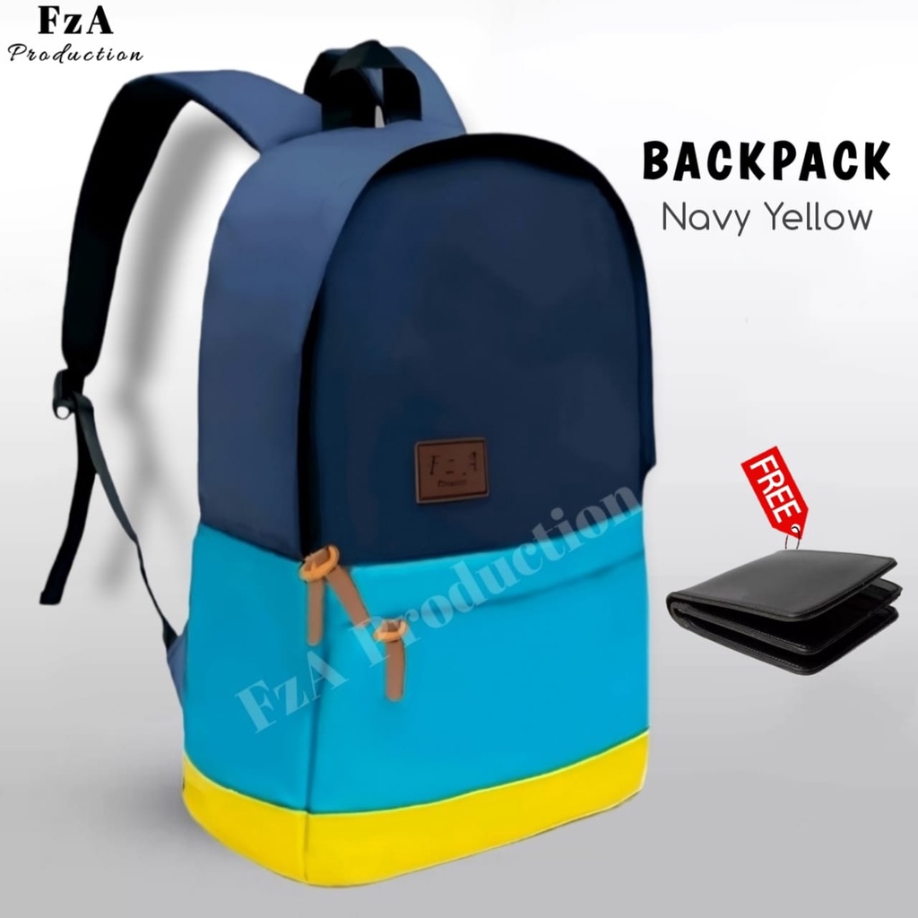 Big Promo..Tas Ransel Distro sekolah kuliah Kerja Pria 4286CV Tas Premium -  FzA Gratis Dompet Pria