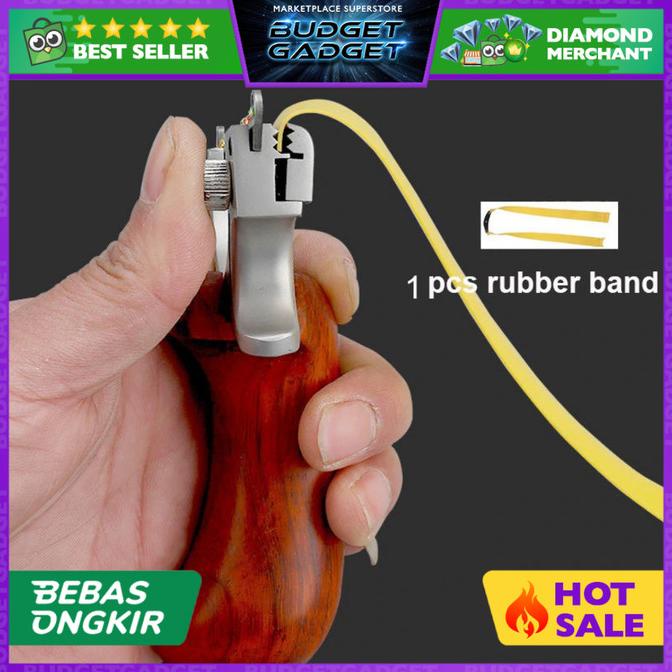 Piaoyu Ketapel Metal Slingshot Hunting Catapult - 1124