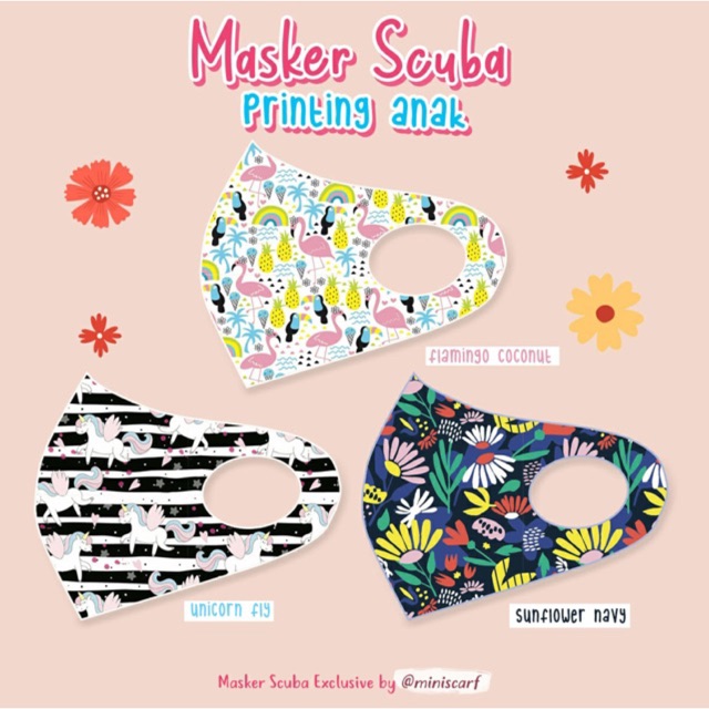 Masker Scuba Anak Miniscarf