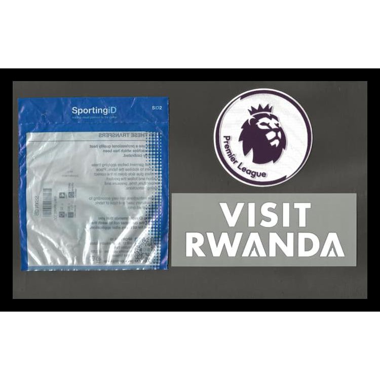 Patch Visit Rwanda + Premier League Standard. Arsenal. Original Jersey Kode 1430