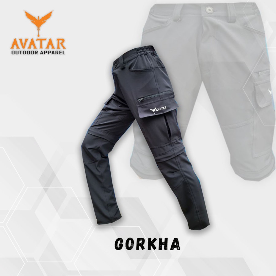 Celana Sambung Outdoor Avatar Gorkha Celana Kargo Celana Cargo Avatar Gorkha