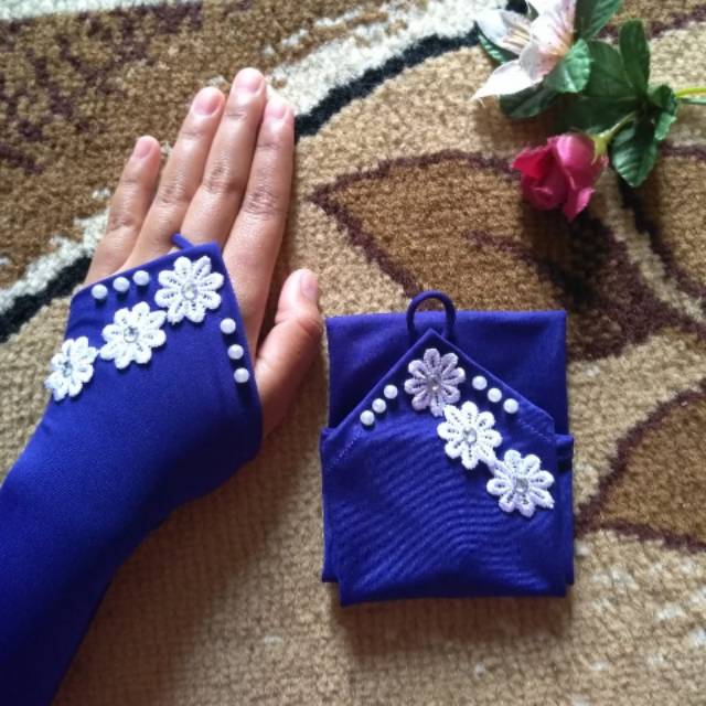 Handsock cincin flower/manset cincin