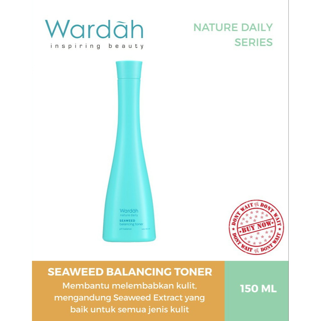 Wardah Seaweed Balancing Toner
