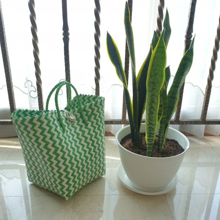 

✨ BISA COD ✨ PROMO Tas Plastik Anyam Goodie Bag Hampers Lebaran Handbag Tas Belanja