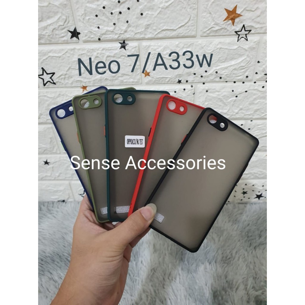 OPPO NEO 7 A33 F1 F1F A35 F1 PLUS F1+ Case Dove Matte Mychoice Transparan Slim Case Fuze Macaron