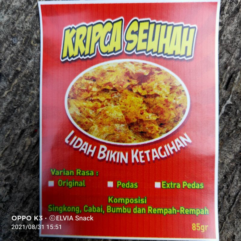 

KRIPIK KACA SEUHAH