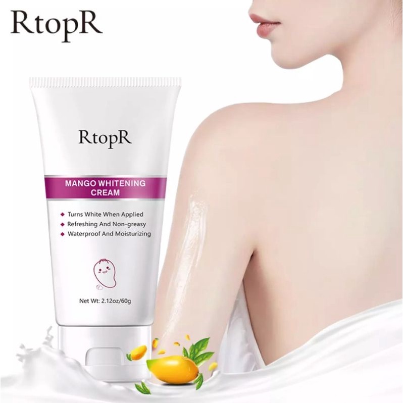 RTOPR MANGO WHITENING CREAM / CREAM PENCERAH ALAMI PEMUTIH PELEMBAB KRIM TUBUH DAN WAJAH ORIGINAL