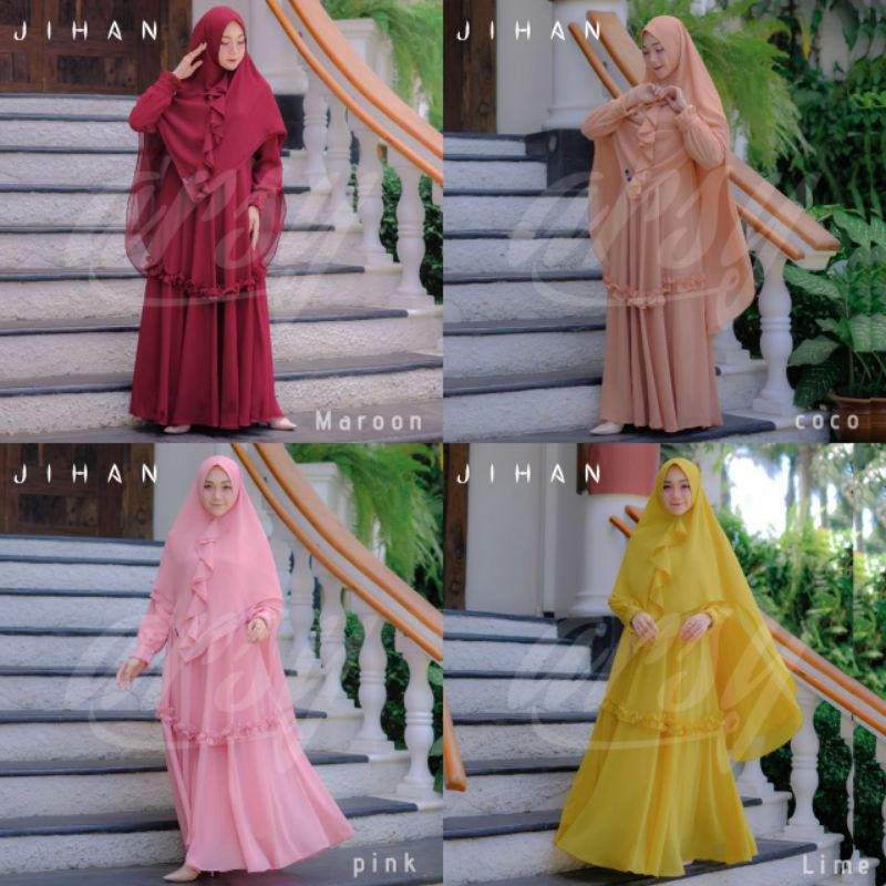 JIHAN SYARI BY ARSY HIJAB GAMIS CERUTY BUSUI