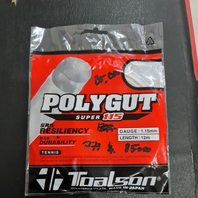 Senar raket tenis toalson Polygut super 115