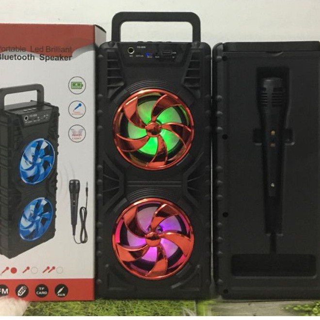 speaker bluetooth karaoke free mic speaker aktif portabel termurah big bass speaker YD 806