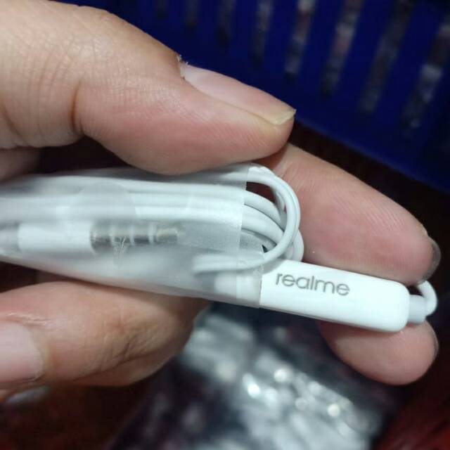 HEADSET/ HANDFREE/ EARPHONE REALME MH 133 ORIGINAL KUPING GEPENG