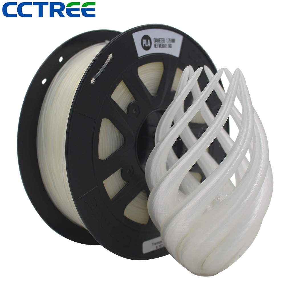 ST PLA CCTREE 3D PRINTER 1.75mm 1KG Filamen Filament Kualitas Bagus - Transparan